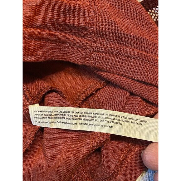 Free People She's Fancy Cropped Brami Tank Top MEDIUM‎ Redstone Sexy Casual Boho - Picture 9 of 10